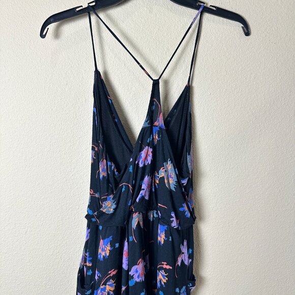 ANTHROPOLOGIE Moulinette Soeurs Black Floral Romper Jumpsuit Size XS - Picture 14 of 14